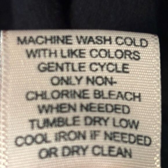 Philosophy 1X black soft boatneck short sleeve hi lo tunic long side vents - Picture 6 of 8